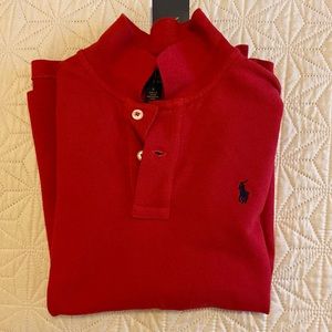 Polo, Red long sleeve boys shirt